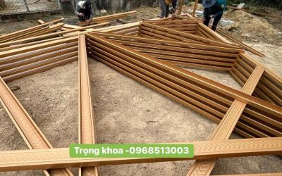 Kèo mái thép Trọng Khoa thi cong Kèo mái thép Trọng Khoa